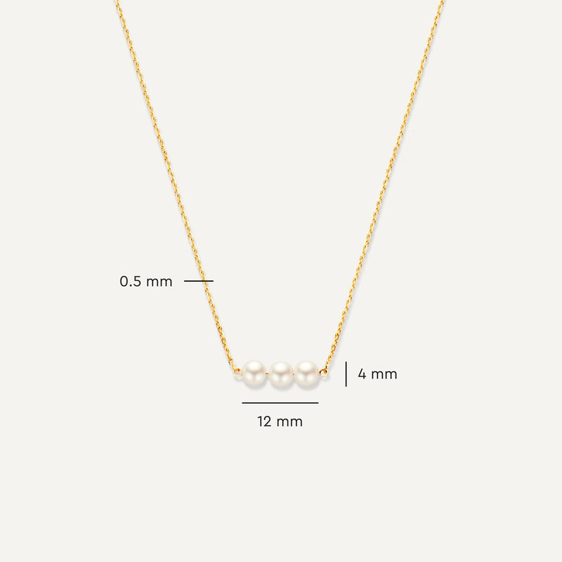 Geschakelde Parel Ketting