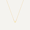 14 Karat Gold Heart Pendant Necklace - 1