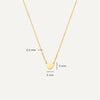 14 Karat Gold Heart Pendant Necklace - 9