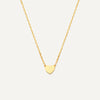 14 Karat Gold Heart Pendant Necklace - 1