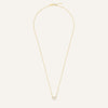 14 Karat Gold Pavé Cubic Zirconia Open Heart Pendant Necklace - 11