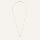 Pavé Cubic Zirconia Open Heart Pendant Necklace