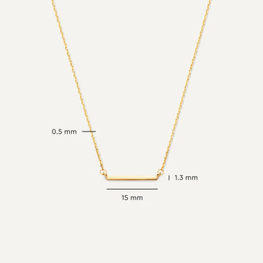 14 Karaat Goud Essential Bar Set - 6