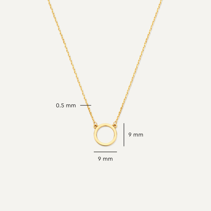Circle Pendant Necklace