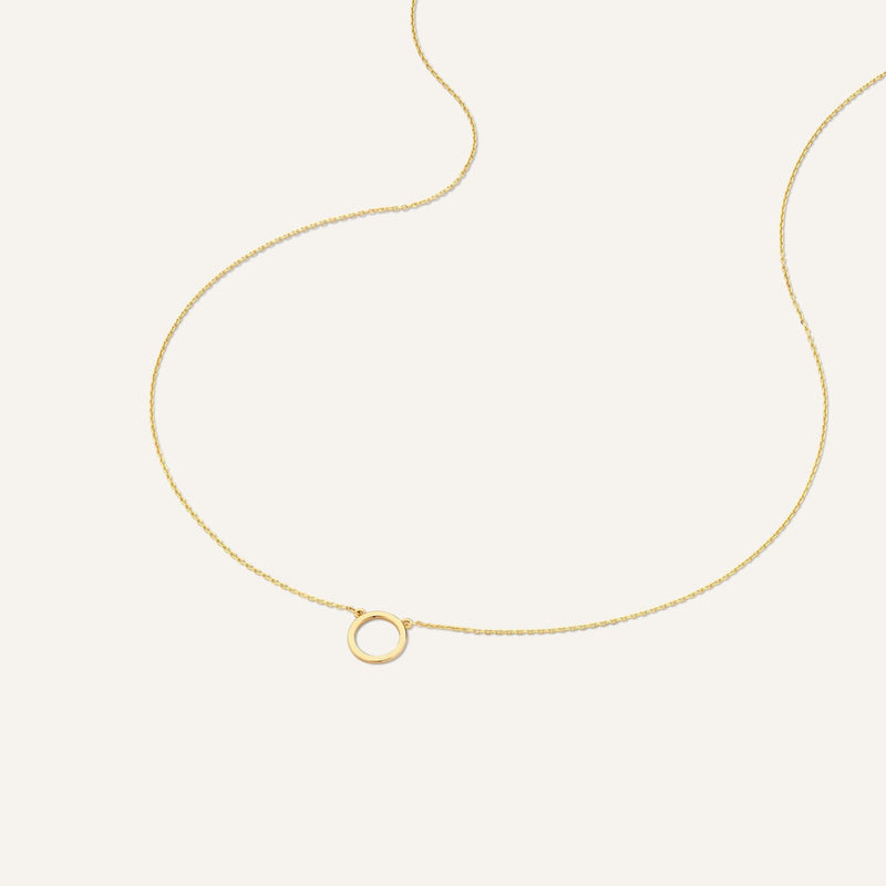 Circle Pendant Necklace