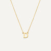 585er Gold Essential Initialen Buchstabe Halskette - 1
