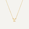 14 Karaat Goud Essential Initial Letter Ketting - 1