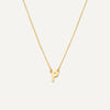 585er Gold Essentielle Initialen-Halskette - 1