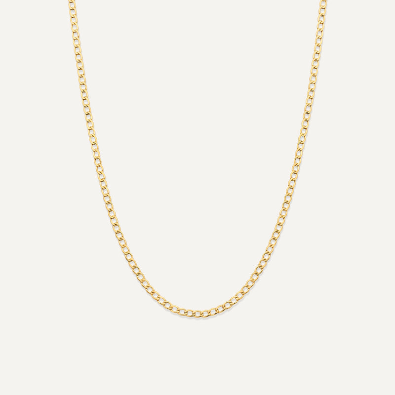 Slim Curb Chain Necklace
