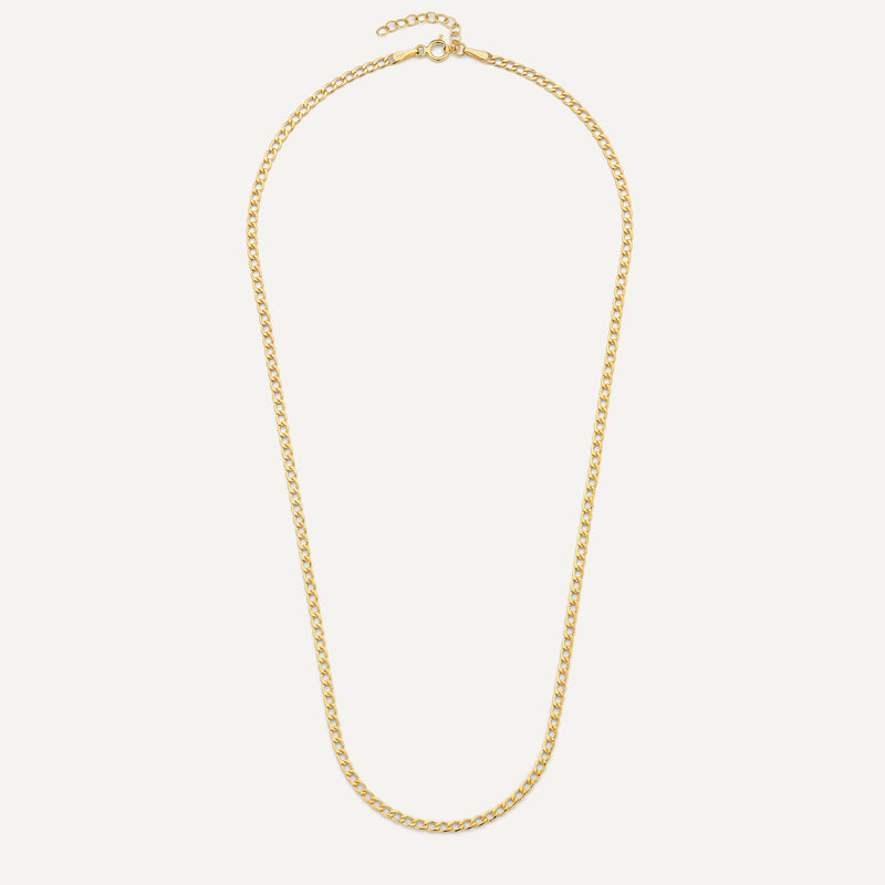 Slim Curb Chain Necklace