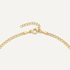 14 Karat Gold Slim Curb Chain Necklace - 10