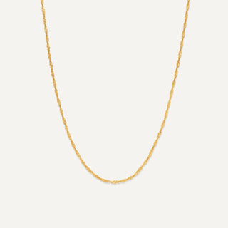 Collier Fin Rope Torsadé