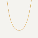 Slim Twisted Rope Necklace