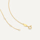 Pavé Zirkonia Verticale Staaf Pendant Ketting