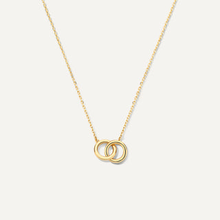 Collier avec pendentif infini entrelacé épais