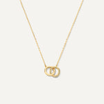 Collier Pendentif Infinity Epais Lié