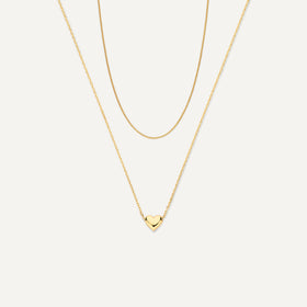 Puffy Hart Box Schakelketting Set