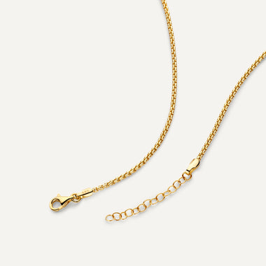 14 Karat Gold Box Chain Necklace - 11