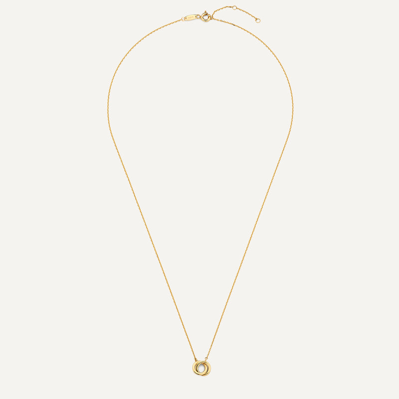 Collier Pendentif Infinity Epais Lié