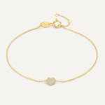 Pavé Zirkonia Herz Armband