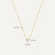 Pavé Zirkonia Hart Pendant Ketting