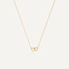 14 Karaat Goud Linked Hart Set - 3