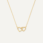 Linked Hart Pendant Ketting
