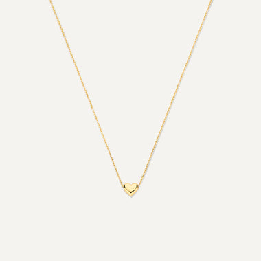 14 Karaat Goud Puffy Hart Set - 4