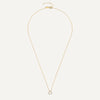 14 Karat Gold Pavé Cubic Zirconia Linked Open Heart Pendant Necklace - 9
