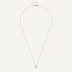 Pavé Cubic Zirconia Linked Open Heart Pendant Necklace