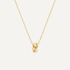 Triple Band Ring Necklace