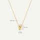 Triple Band Ring Necklace