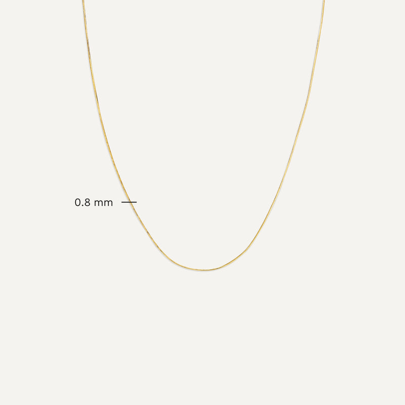 Thin Snake Chain Necklace