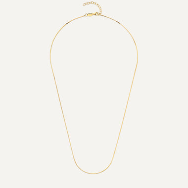Ouro de 14 Quilates Colar de Elos Snake Fino - 13