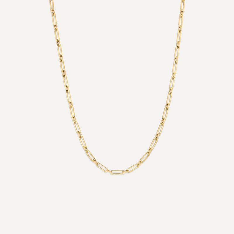 Paperclip Duo Chain Necklace