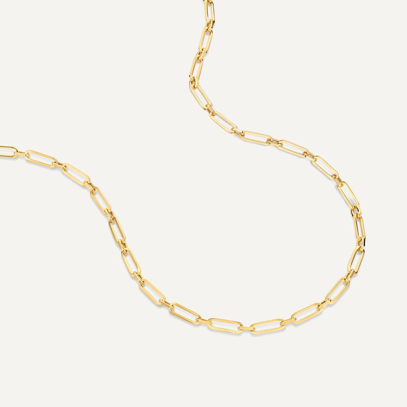 Paperclip Duo Chain Necklace