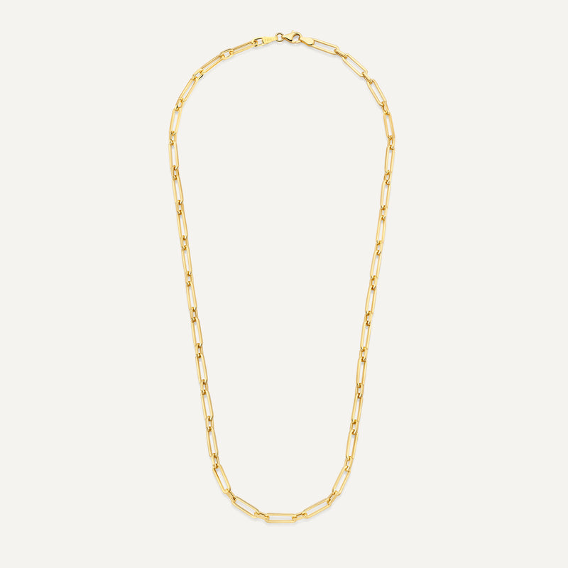 Paperclip Duo Chain Necklace