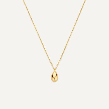 14 Karaat Goud Drop Necklace - 1