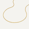 Oro de 14 Quilates Twisted Chain Necklace - 3