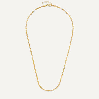 Oro de 14 Quilates Twisted Chain Necklace - 6