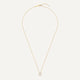 Pavé Zirkonia Geschakeld Open Hart Hanger Ketting