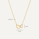 Infinity Heart Pendant Necklace