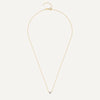 14 Karat Gold Cubic Zirconia Lotus Pendant Necklace - 9