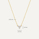 Cubic Zirconia Lotus Pendant Necklace