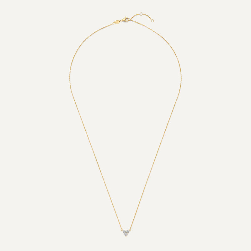 Zirkonia Lotus Hängehalsband