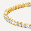 14 Karaat Goud Zirkonia Tennisarmband (18.5mm) - 8