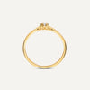 14 Karaat Goud met Diamant Six Prong Diamant Solitair Tapered Ring (0.05 ct) - 6