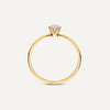 14 Karat Gold with Diamond Six Prong Diamond Solitary Ring (0.15 ct) - 6