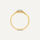 Diamond Cluster Tapered Ring (0.15 ct)