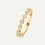 Bezel Set Diamant Band Ring (0.15 ct)
